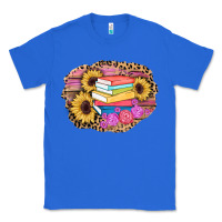 True Royal books sunflower back to school background Classic Tee - AdoDesignShop