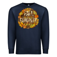 Navy Fall Is My Favorite Color Premium Sweatshirt - texasbilliewilder