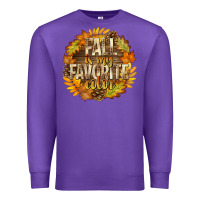 Purple Fall Is My Favorite Color Premium Sweatshirt - texasbilliewilder