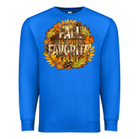True Royal Fall Is My Favorite Color Premium Sweatshirt - texasbilliewilder