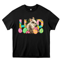 Hop Rabbit Easter Heavy Core Tee | Teevron