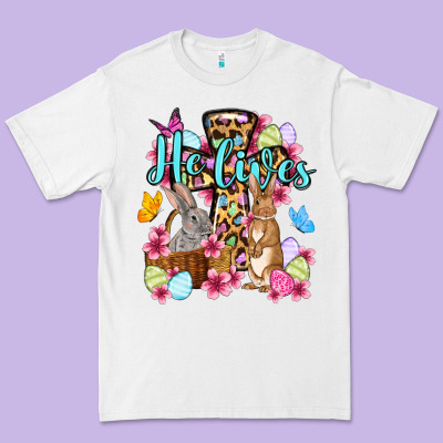 Easter Day He Lives Premium Tee Designed By Oliviacreatesart