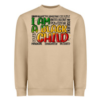 Mushroom i am a black child Heavyweight Sweatshirt - MaliasSmallBusiness