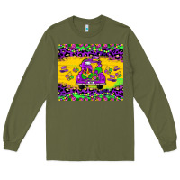 Army Green mardi gras truck tumbler Long Sleeve Tee - JahusDesignShop