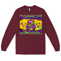 Burgundy mardi gras truck tumbler Long Sleeve Tee - JahusDesignShop
