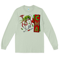 Matcha grinch hand cma nurse Long Sleeve Tee - NancyCooperArtShop
