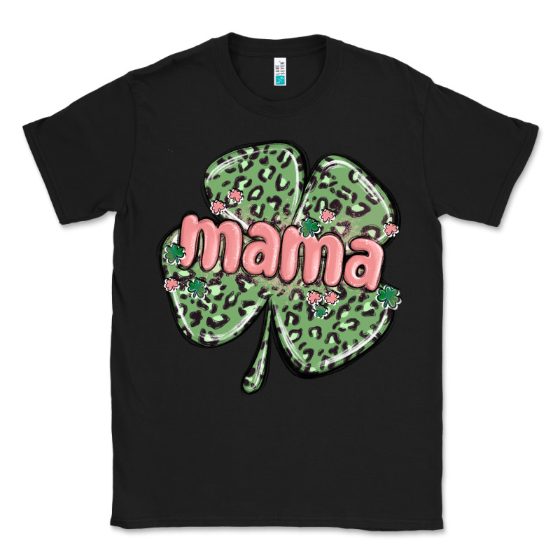 Leopard Shamrock Mama Classic Tee by MaliasSmallBusiness | Teevron