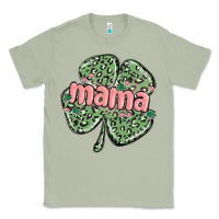 Matcha leopard shamrock mama Classic Tee - MaliasSmallBusiness