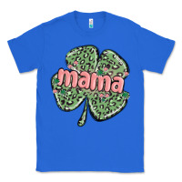 True Royal leopard shamrock mama Classic Tee - MaliasSmallBusiness