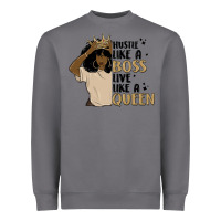 Storm hustle like a boss live like a queen Heavyweight Sweatshirt - MaliasSmallBusiness