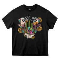 Black darlin Heavy Core Tee - SublimationCraftShop