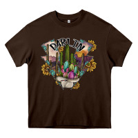 Chocolate Brown darlin Heavy Core Tee - SublimationCraftShop