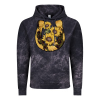 Cloud Black horseshoe sunflower camouflage Vintage Hoodie - AdoDesignShop
