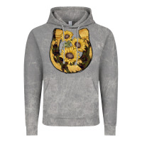 Cloud Rock horseshoe sunflower camouflage Vintage Hoodie - AdoDesignShop