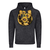 Vintage Black horseshoe sunflower camouflage Vintage Hoodie - AdoDesignShop