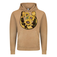 Vintage Camel horseshoe sunflower camouflage Vintage Hoodie - AdoDesignShop