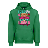 Emerald Iced Coffee is my love language Valentine's Day Urban Hoodie - FaDigitalArtStudio