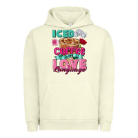 Pigment Pistachio Iced Coffee is my love language Valentine's Day Urban Hoodie - FaDigitalArtStudio