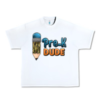 White pre k dude Urban Heavy Tee - Jasminsmagicworld