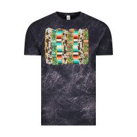 Cloud Black western brushstroke Vintage Tee - AdoDesignShop