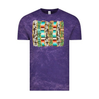 Cloud Purple western brushstroke Vintage Tee - AdoDesignShop