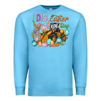Ocean Blue I dig Easter Day Premium Sweatshirt - NancyCooperArtShop