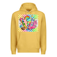 Antique Gold retro summer Premium Hoodie - TumblerDesignByShophia