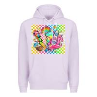 Lilac retro summer Premium Hoodie - TumblerDesignByShophia