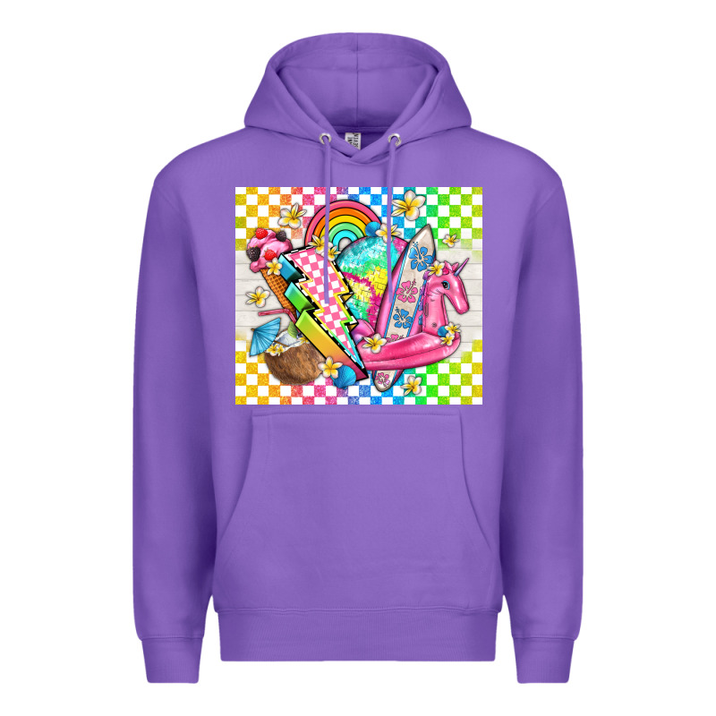Retro Summer Premium Hoodie by TumblerDesignByShophia | Teevron