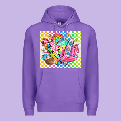 Retro Summer Premium Hoodie Designed By Tumblerdesignbyshophia