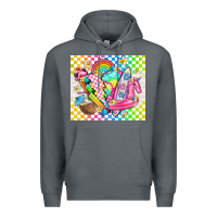 Rock retro summer Premium Hoodie - TumblerDesignByShophia