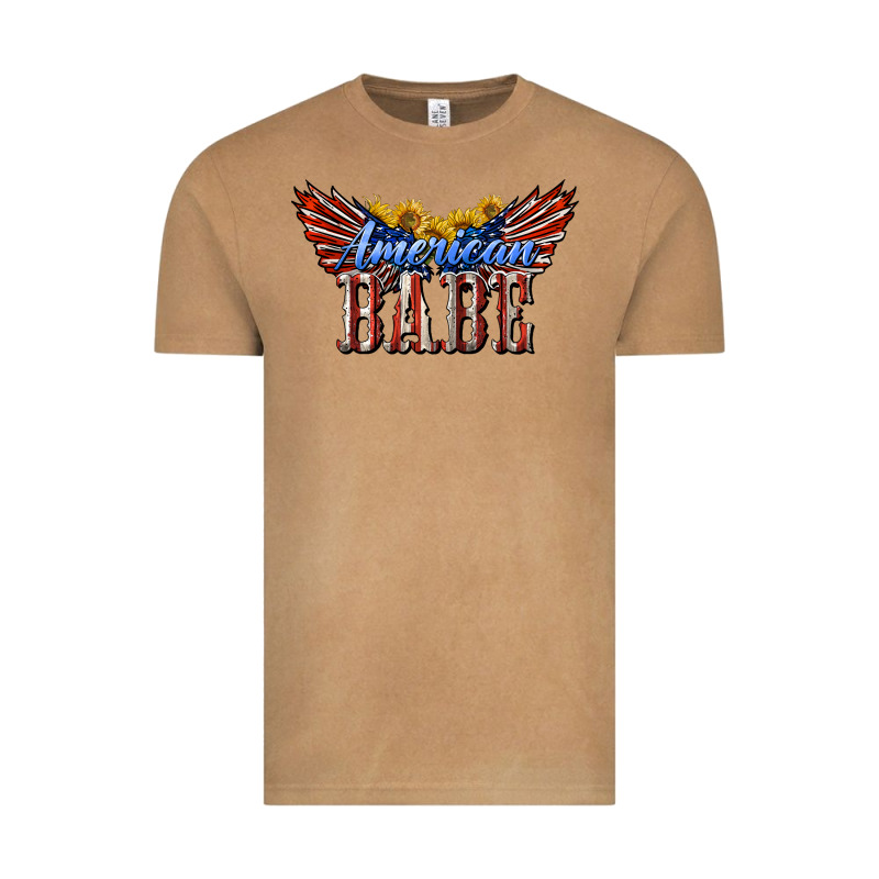 American Babe With Sunflowers Vintage Tee by LillyAllenDesigns | Teevron