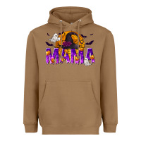 Toasted Coconut Halloween Mama Heavyweight Hoodie - texasbilliewilder