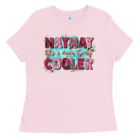 Bubblegum Pink naynay like a mom Ladies Tee - Zillion Design Studio