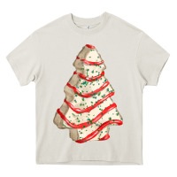 Cream white christmas cake Heavy Core Tee - FaDigitalArtStudio