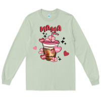 Matcha mama coffee cups Long Sleeve Tee - MaliasSmallBusiness