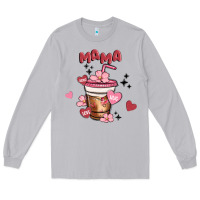 Moon Dust mama coffee cups Long Sleeve Tee - MaliasSmallBusiness