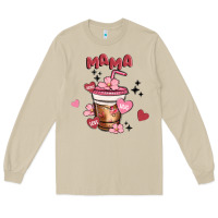 Mushroom mama coffee cups Long Sleeve Tee - MaliasSmallBusiness