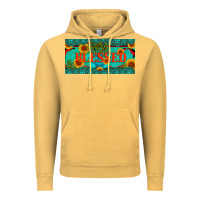 Vintage Mustard blessed turquoise gemstone cactus and sunflower licanse plate Vintage Hoodie - Artiststas