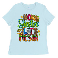 Baby Blue no siesta lets fiesta Ladies Tee - CTS Tumbler Store
