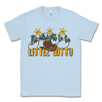 Dusty Blue its alright to be little bitty Classic Tee - MaliasSmallBusiness