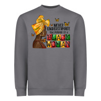 Storm never understimate the power of a black woman Heavyweight Sweatshirt - MaliasSmallBusiness