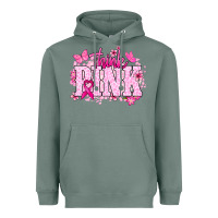 Sage Think pink Heavyweight Hoodie - NancyCooperArtShop