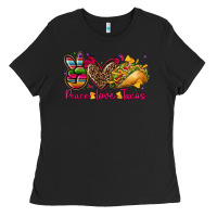 Black peace love tacos Ladies Tee - CTS Tumbler Store
