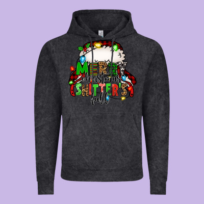 Merry Christmas Shitter's Full Christmas Vacation Vintage Hoodie Designed By Jasminsmagicworld