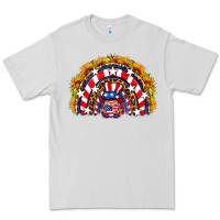 Dove Grey usa gnome sunflower rainbow Premium Tee - HRA Design Shop