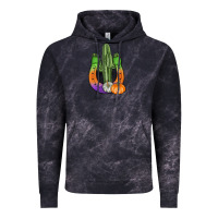 Cloud Black horseshoe halloween cactus Vintage Hoodie - AdoDesignShop