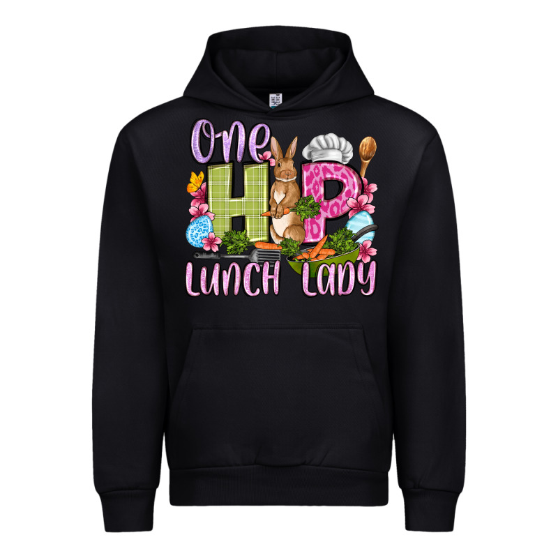 Easter Day One Hip Lunch Lady Urban Hoodie by OliviaCreatesArt | Teevron