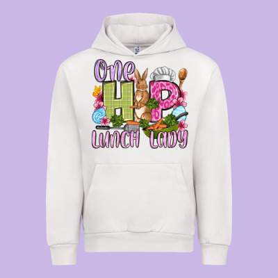 Easter Day One Hip Lunch Lady Urban Hoodie Designed By Oliviacreatesart