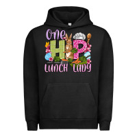 Pigment Black Easter Day One hip Lunch Lady Urban Hoodie - OliviaCreatesArt